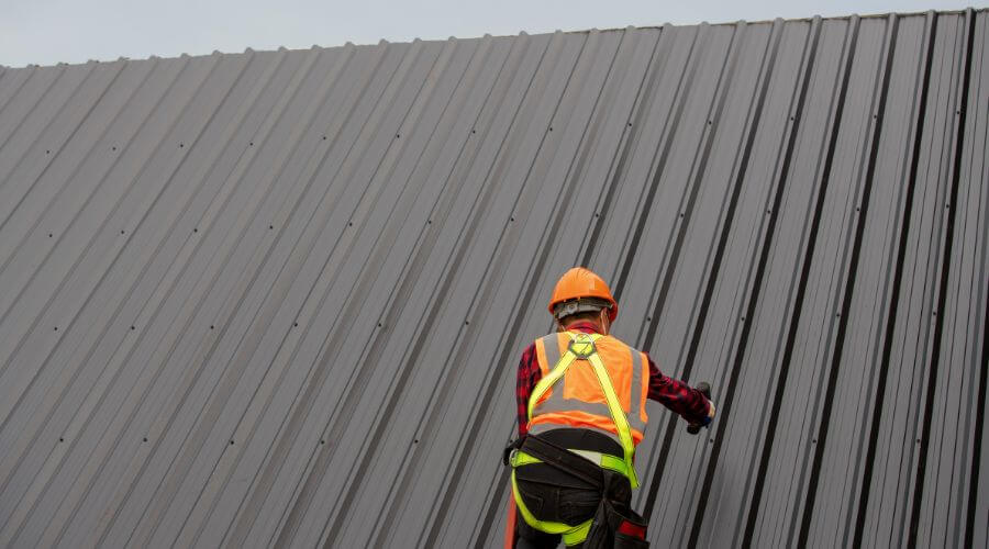 Professional metal roof installation services in Newport, MI